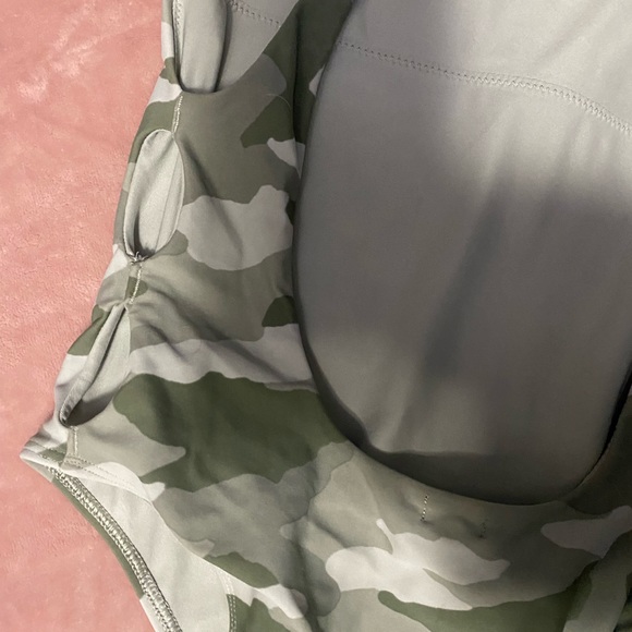 Green Camo Swim One Piece - Picture 3 of 4